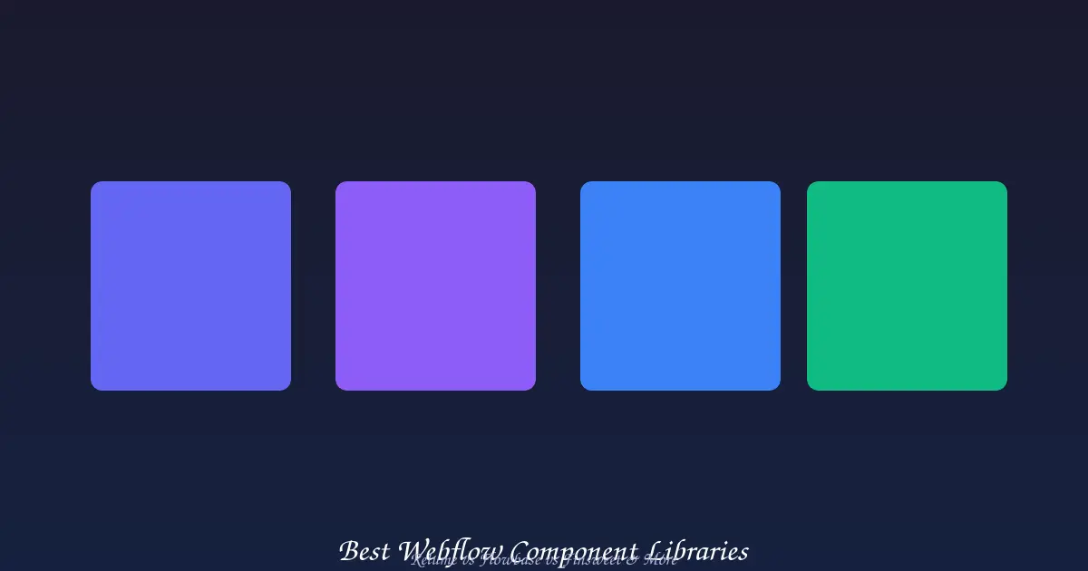 Best Webflow Component Libraries Compared (2026): Relume, Flowbase ...